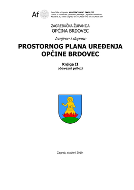 Prostornog Plana Uređenja Općine Brdovec