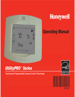 Download Honeywell Operating Manual