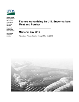 Feature Advertising by U.S. Supermarkets Meat and Poultry