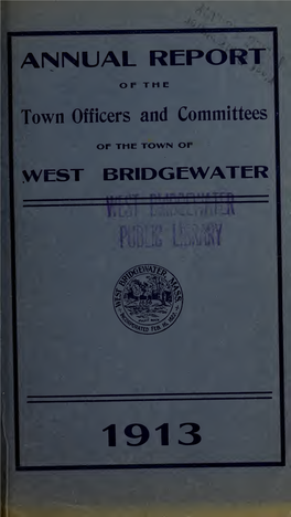 Westbridgewater-1913.Pdf (7.801Mb)