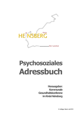 Psychosoziales Adressbuch