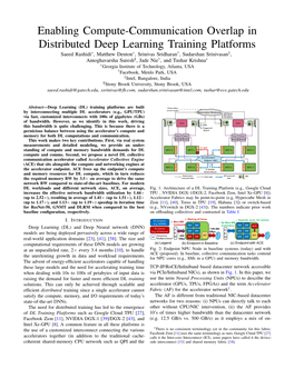 Enabling Compute-Communication Overlap in Distributed Deep