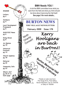 BURTON NEWS Kerry Hooligans Are Back in Burton!!