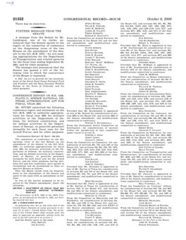 CONGRESSIONAL RECORD—HOUSE October 6, 2000 There Was No Objection