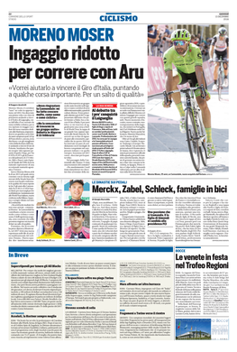 Merckx, Zabel, Schleck, Famiglie in Bici