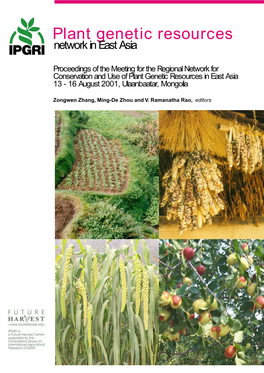 Plant Genetic Resources Network in East Asia
