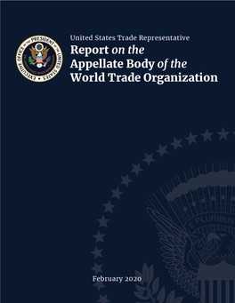 Report on the Appellate Body of the World Trade Organization