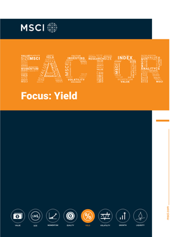 MSCI Yield Factor Brochure