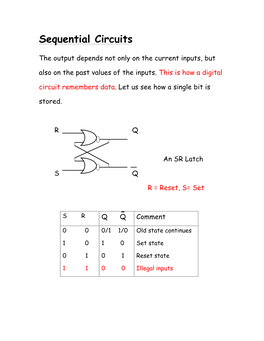 Sequential Circuits