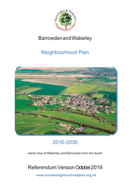 Barrowden and Wakerley Neighbourhood Plan 2016-2036