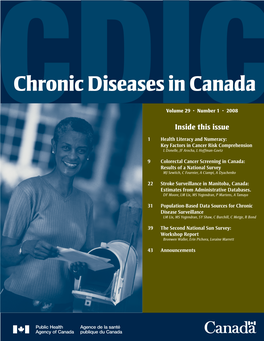 Chronic Diseases in Canada