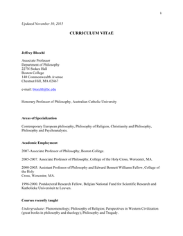 Curriculum Vitae