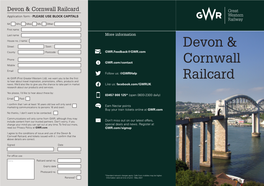 Devon & Cornwall Railcard