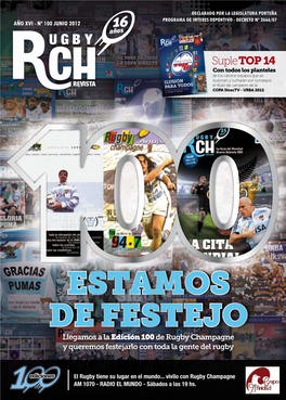 Revista N° 100 De Rugby Champagne