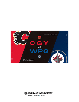 Calgary Flames (8) Vs. Winnipeg Jets (9).Pdf