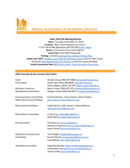 Alberta Association of Academic Libraries