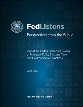 Fed Listens Covid-19 Update