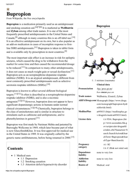 Bupropion ­ Wikipedia