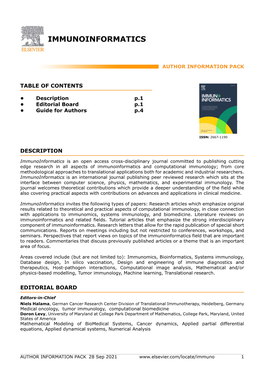 Immunoinformatics