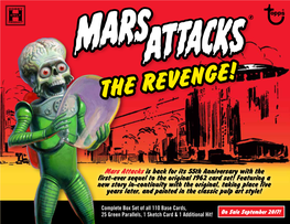 2017 Topps Mars Attacks the Revenge Trading Cards