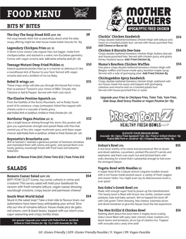 Alehouse Food Menu Nov 4