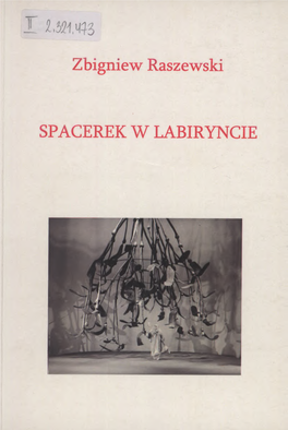 1521 Mrs Zbigniew Raszewski SPACEREK W LABIRYNCIE