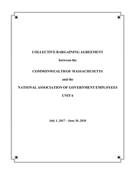 Collective Bargaining Agreement Between the Employer and the Union