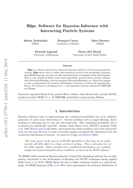 A Software for Bayesian Inference with Interacting Particle Systems