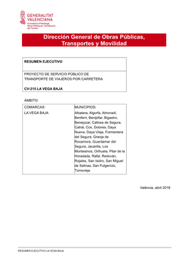 Resumen CV-215 LA VEGA BAJA.Pdf