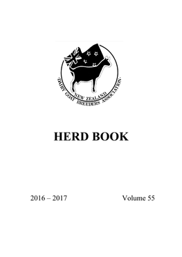 NZDGBA HERDBOOK SAMPLE.Pdf