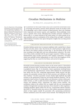 Circadian Mechanisms in Medicine