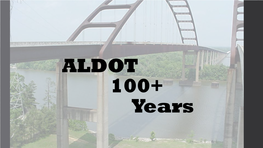 100 Years of Alabama Roads