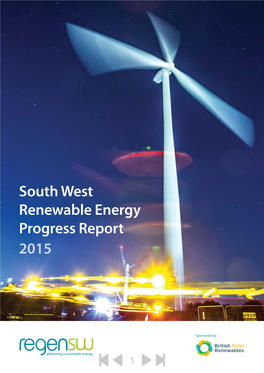 South West Renewable Energy Progress Report 2015