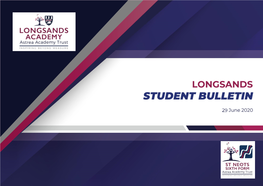 Longsands Student Bulletin for 29 June 2020