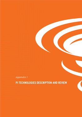 Appendix 1 Pi Technologies Description and Review  European Roadmap for Process Intensification Appendix 1 Appendix 1 European Roadmap for Process Intensification