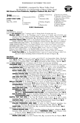 Tattersalls October Yearling Sale Book 1