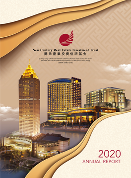 Annual Report 2020 2020 ANNUAL REPORT