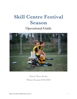 Skill Centre Operational Plan Updated