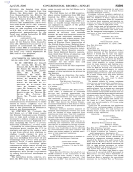 Congressional Record—Senate S3591