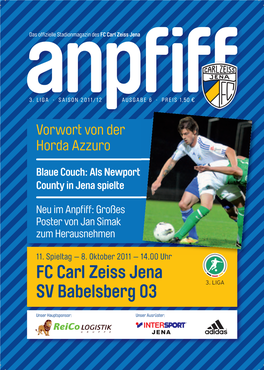 FC Carl Zeiss Jena SV Babelsberg 03