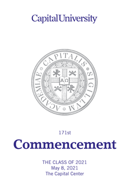 2021 Commencement Program.Pdf