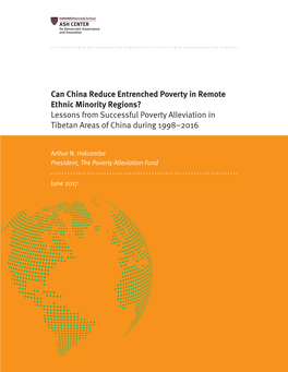 Can China Reduce Entrenched Poverty in Remote Ethnic Minority Regions? Lessons from Successful Poverty Alleviation in Tibetan Areas of China During 1998–2016