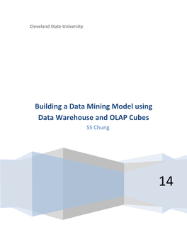 Building a Data Mining Model Using Data Warehouse and OLAP Cubes SS Chung