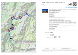 Col De La Croix De Fer - Col Du Glandon (N° + 13) Le Bourg-D'oisans Consultez Ce Circuit Sur - Votre Ordinateur Ou Votre Mobile