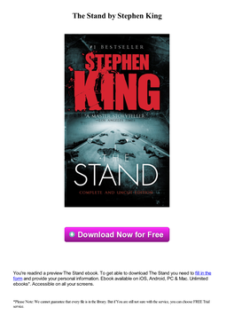 The Stand by Stephen King