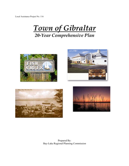 Town of Gibraltar 20-Year Comprehensive Plan