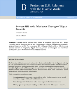 The Saga of Libyan Islamists