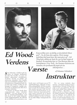 Ed Wood: Verdens Instruktør