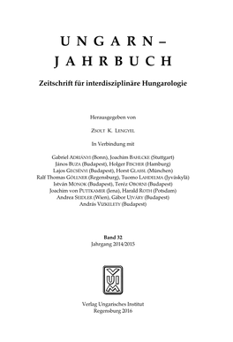 Ungarn Jahrbuch