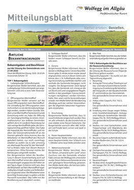 Mitteilungsblatt